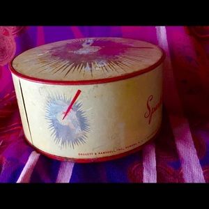 Powder Box Round Fuller Brush Sparkling Gold